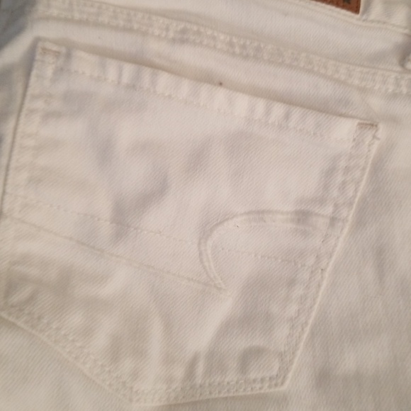 American Eagle Skinny White Jean's Size 4 - Picture 5 of 5